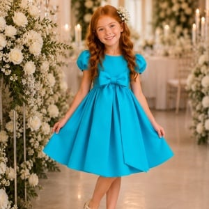 rochie-fete-turcoaz-electric