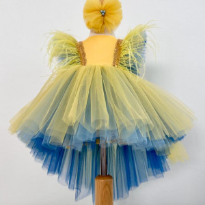Rochie fete Blue Peacock - Img 4