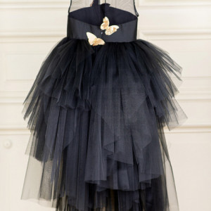 Rochie fete lux Gold Butterfly - Img 2