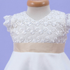 Set botez 4 piese Ivory Bow - Img 3