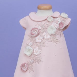 Set botez 4 piese Silk Petals - Img 4