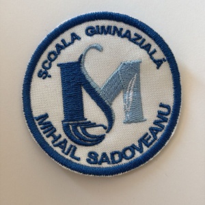 Sigla brodata Scoala Gimnaziala Mihail Sadoveanu