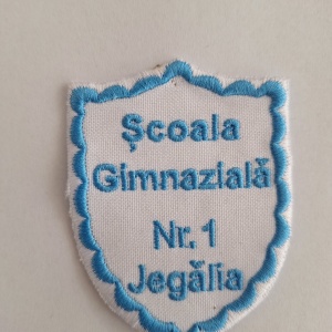 Sigla brodata Scoala Gimnaziala Nr1 Jegalia