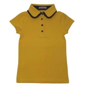 tricou polo scoala galben rf2