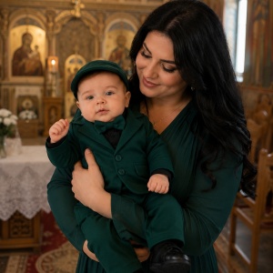 Costum de botez Zair Smarald