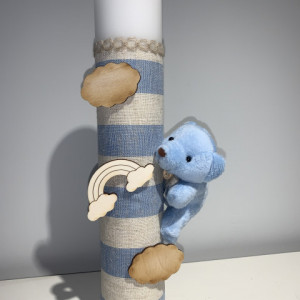 Lumanare botez Happy Bear