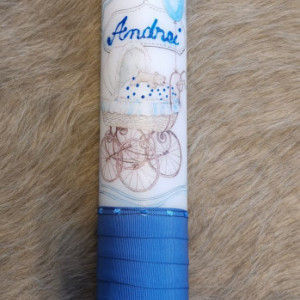 Lumanare botez personalizat Artistic Candle - Img 2