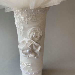 Lumanare de botez Lace Love - Img 3