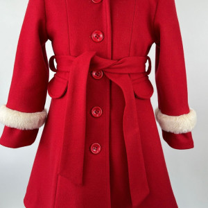 Palton fete Alessia rosu