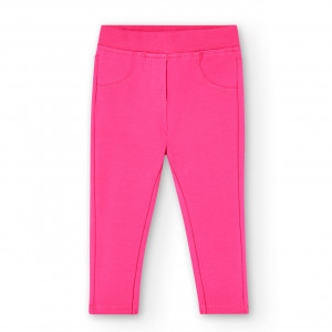 Pantaloni vatuiti fuchsia Boboli 297020
