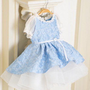 Rochie de gala lux spectaculoasa Moonlight babyblue - Img 5