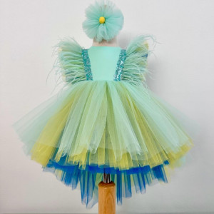 Rochie fete Mint Peacock - Img 2