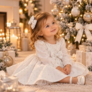 Rochie fete Winter Bella Ivory
