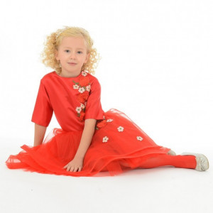 Rochie rosie Leia - Img 2