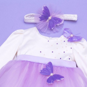 Set botez 3 piese Mauve Fly - Img 6