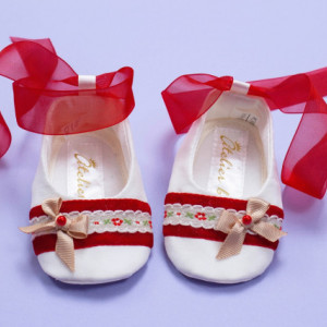 Set botez 3 piese Red Macrame - Img 3