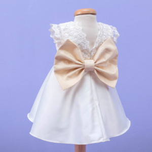 Set botez 4 piese Ivory Bow - Img 4