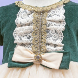 Set botez catifea verde Ballroom Royalty - Img 5