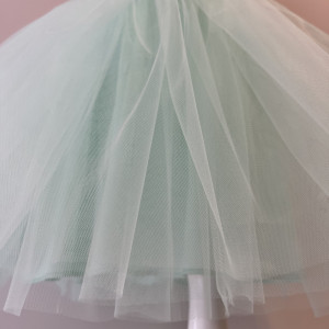 Fustita din tulle Karina Pastel Turquoise - Img 2