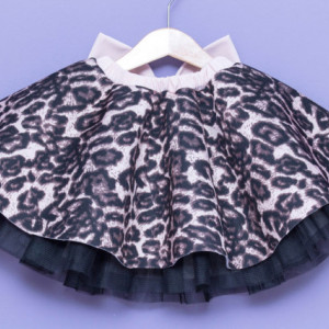 Fustita tutu negru cu roz ‘Little Spots’ - Img 3