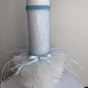 Lumanare botez Blue Treasure