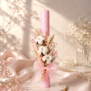 Lumanare botez Ice Pink