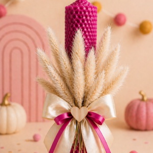 Lumanare de botez Fagura Pitaya