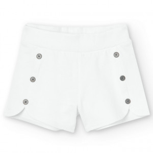 pantaloni scurti fete albi Boboli 446082 