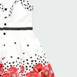 rochie fete vara cu maci