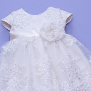 Rochie botez Girl with Rose - Img 6
