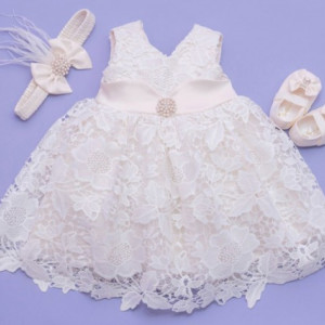 Rochie botez Winter Angel Wings - Img 4