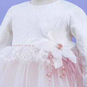 Set botez 3 piese Dusty Blush - Img 4
