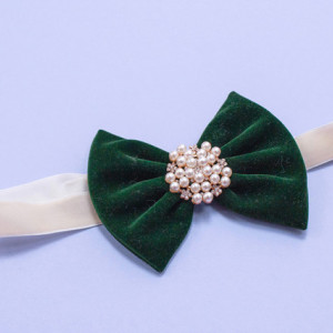 Set botez 3 piese Green Velvet Darling - Img 2