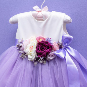 Set botez 3 piese Purple Bouquet - Img 7