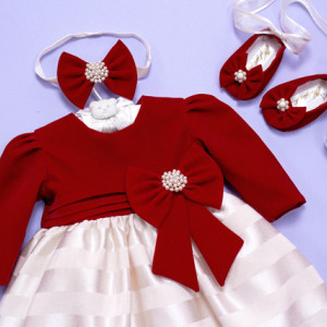 Set botez 3 piese Red Velvet Darling - Img 5