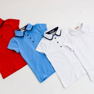 Tricou scoala fete alb RF3 - Img 2