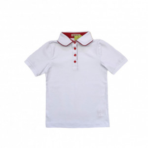 Tricou scoala fete Gabriela alb