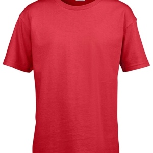 Tricou scoala unisex Gildan rosu