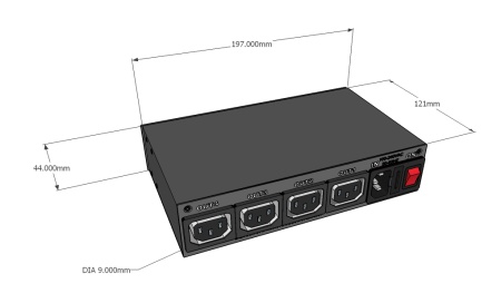 Priza programabila Aviosys IP Power 9658S, server Web integrat, functie Auto-Ping, MQTT