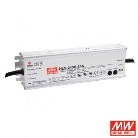 Sursa de alimentare de exterior MEAN WELL HLG-320H-12A, protectie IP65, iesire 12V, 22A, 264W