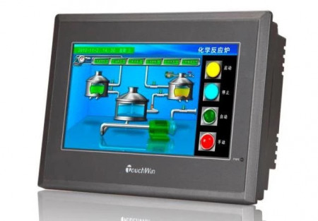 HMI touch screen industrial de 4.3 inch, Xinje TG465-UT, RS232