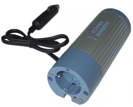 Convertor DC/AC Mean Well A302-100-F3, cu iesire sinusoidala modificata de 100W si cu o putere maxima de 200W, pe SCADA-Shop.ro