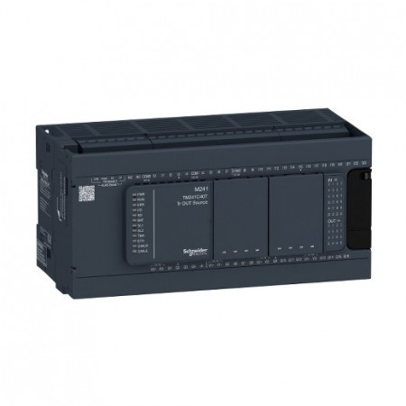 PLC SCHNEIDER ELECTRIC TM241C40T, 24DI/16DO, iesiri tranzistor, port serial (RJ45), alimentare 100-240 VAC