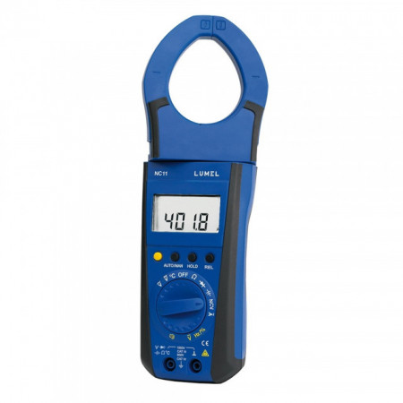 Clampmetru digital curent alternativ LUMEL NC11, măsurare tensiune, curent, rezistență sau temperatură, maxim 400A sau 1000A
