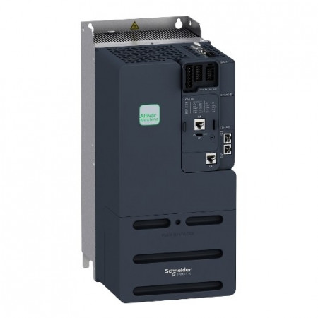Convertizor de frecvență Schneider ATV340D18N4E, 18KW, curent nominal 46A, Ethernet, module opționale, alimentare trifazată