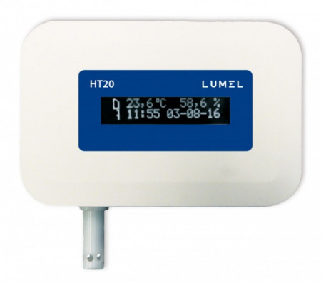 Data logger de temperatură și umiditate Lumel HT20, memorie internă 8GB, Ethernet, Modbus TCP, HTTP, FTP