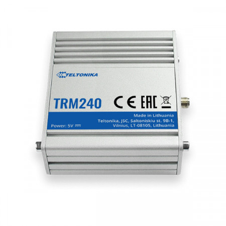 Modem GSM 4G TELTONIKA TRM240, comenzi AT, M2M, micro USB, carcasa metalica