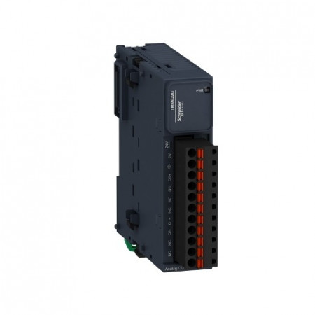 Modul extensie Schneider TM3AQ2G, 2AO, tensiune sau curent