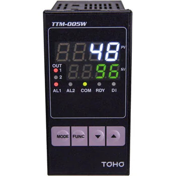 Regulator temperatură Toho TTM-005W-P-A, intrare termocuplu / termorezistență, Self-Tuning PID, Modbus RTU
