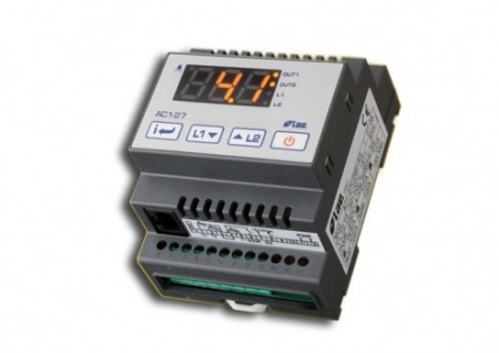 Regulator temperatură digital LAE Electronic AC1-27PS2RE-B, intrare PT 100, ieșire releu și SSR, RS485